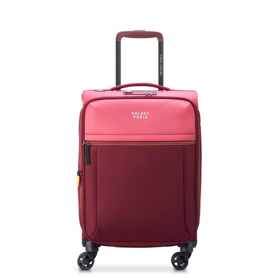 Delsey Brochant 3 Suitcase (55 cm) – Pink Color