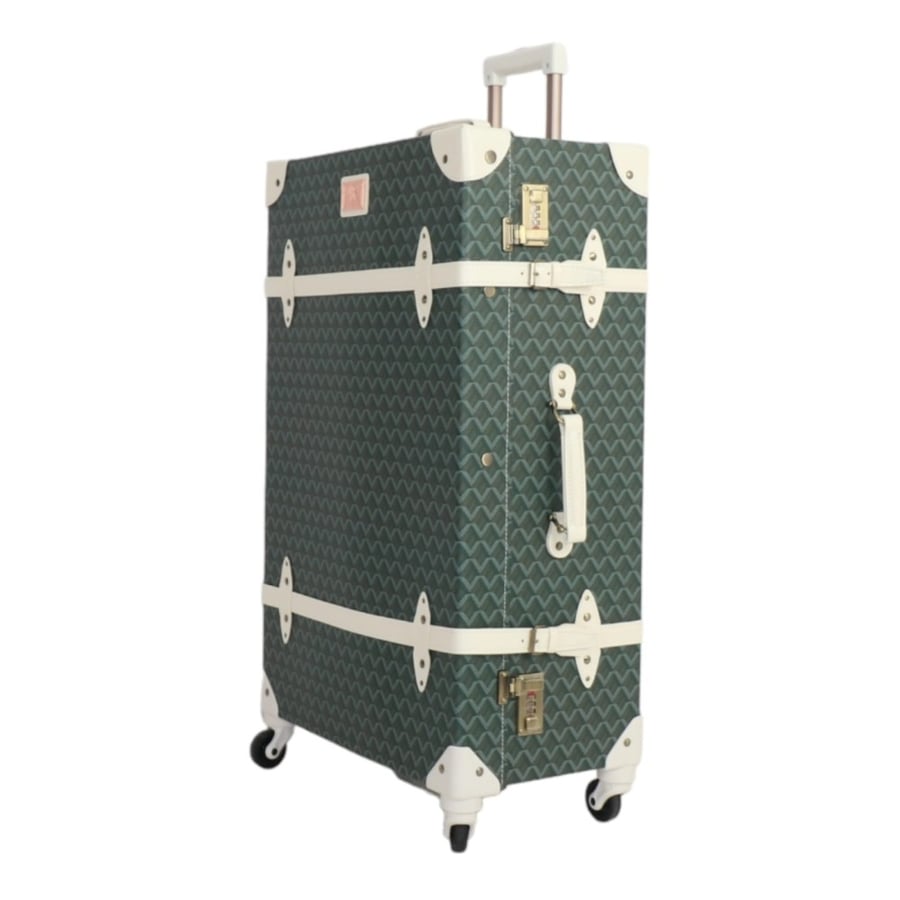 Classic Suitcase Set – Timeless Elegance & Unmatched Durability – Crafted from Solid Wood & Reinforced High-Quality Leather – Break-Resistant