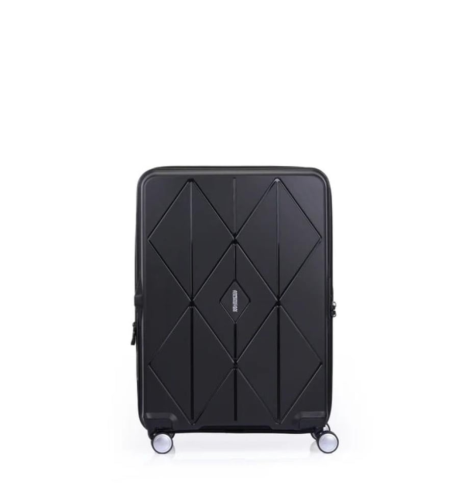 American Tourister Break-Resistant Travel Luggage Set – 3-Piece Set – Argel – Dual Spinner Wheels with Expandable Zippers – Global Anti-Theft Lock