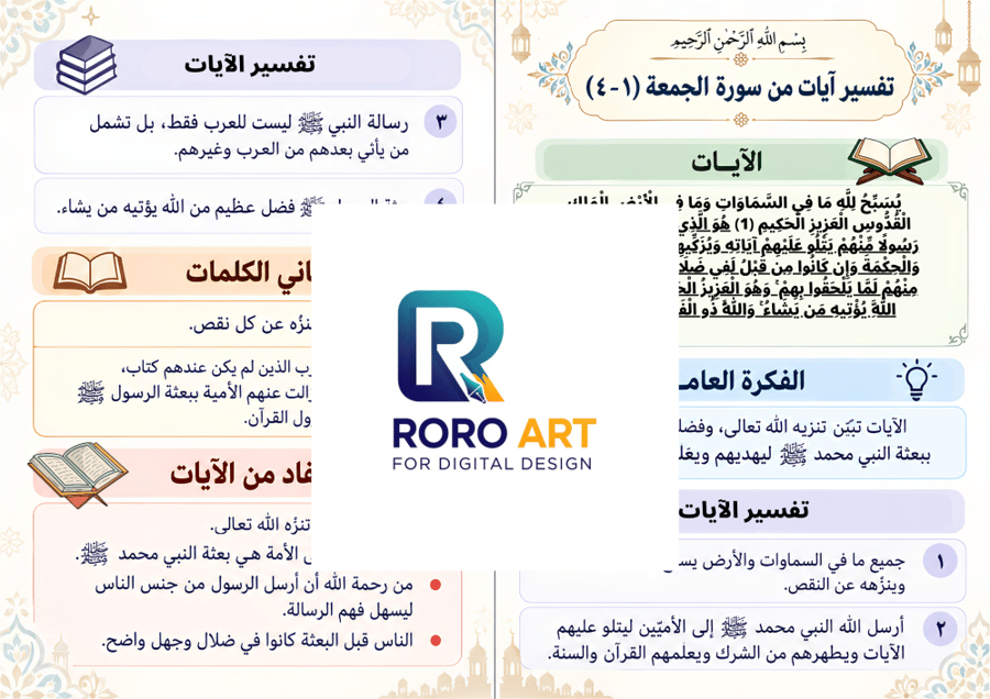 سورة الجمعة (١-٤)