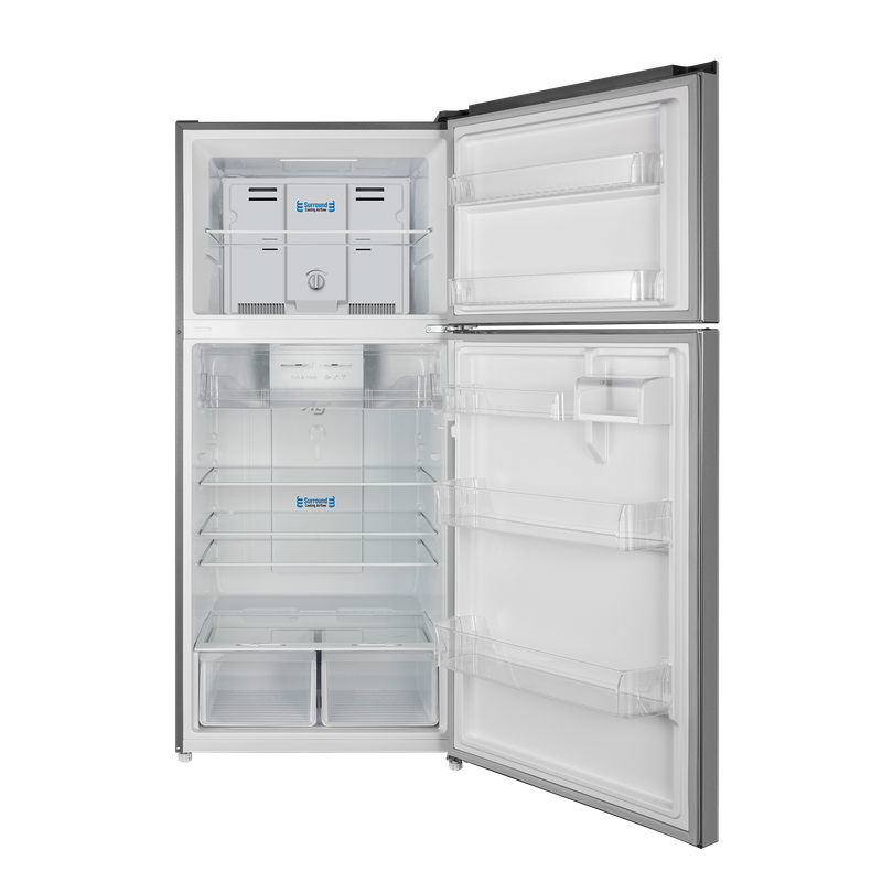 Panasonic 2-Door Refrigerator - 515 Liters, 18 Feet - Inverter - Silver