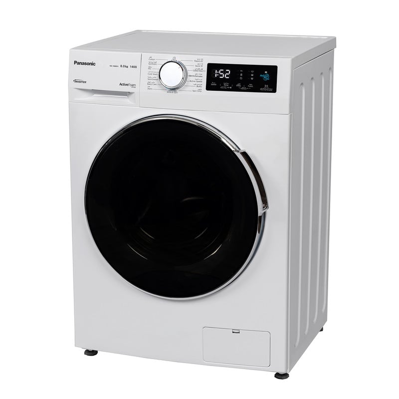 Panasonic Automatic Washing Machine – Front Load – 8 kg – Inverter – White NA-16MG1WSA