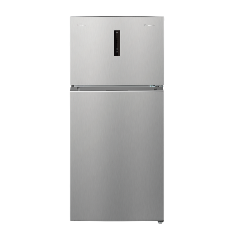 Panasonic 2-Door Refrigerator - 515 Liters, 18 Feet - Inverter - Silver