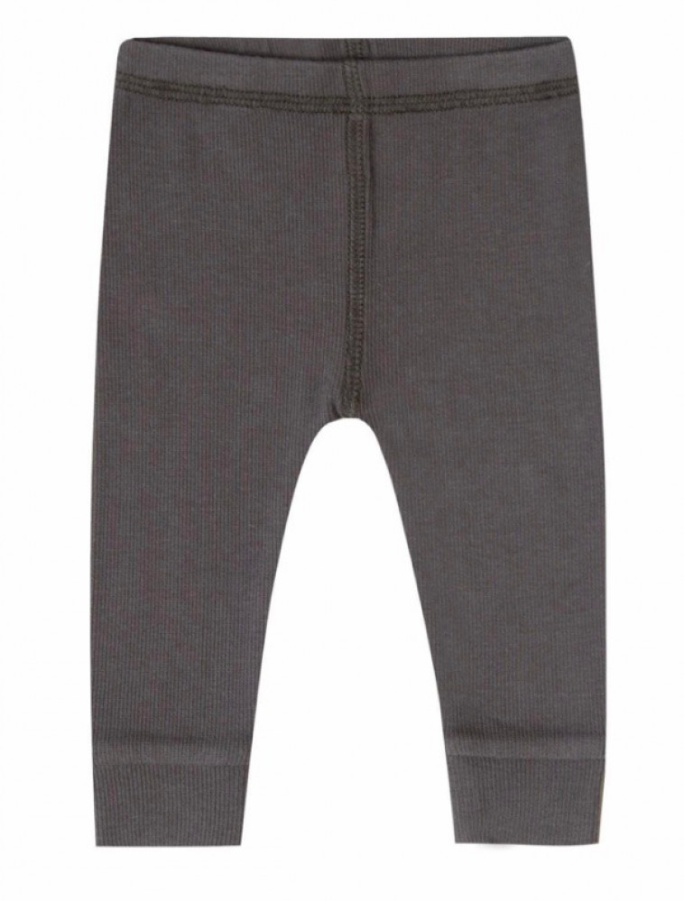 RIBBED TOP&PANTS COAL