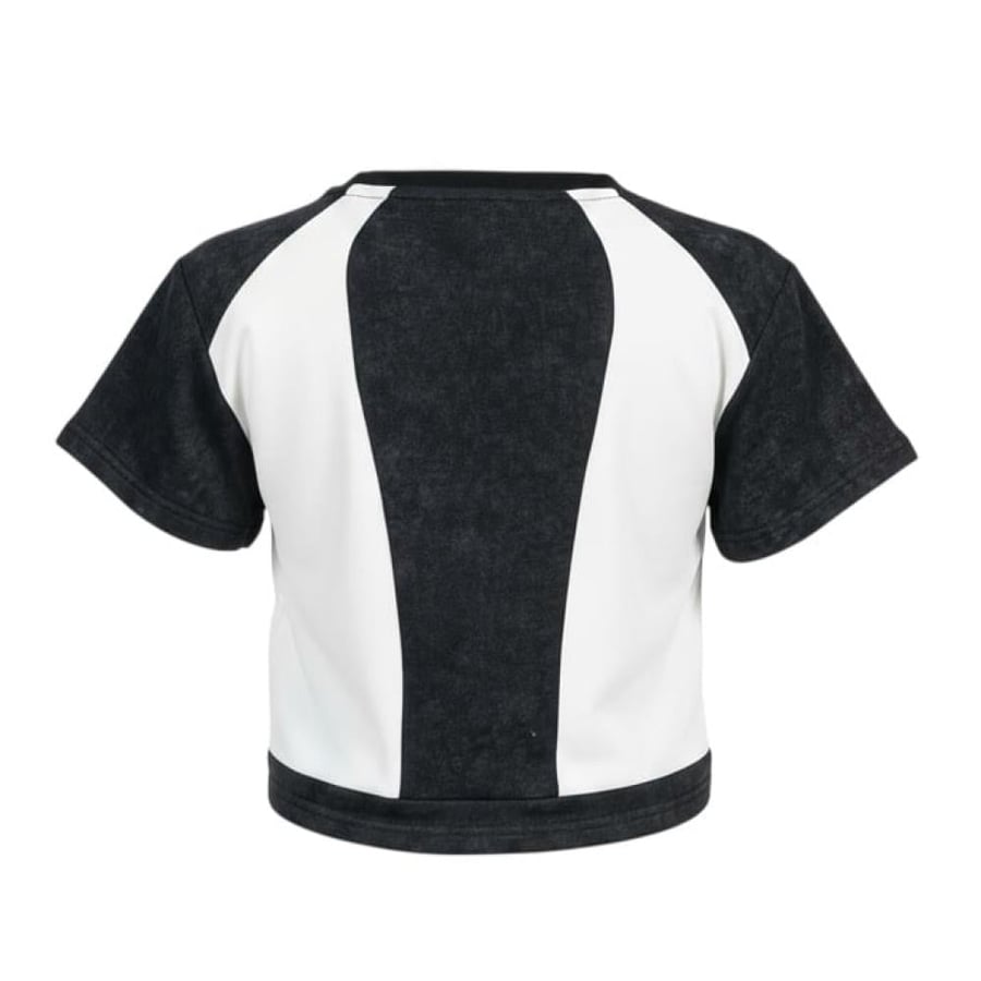 Crop top BLK/WHT