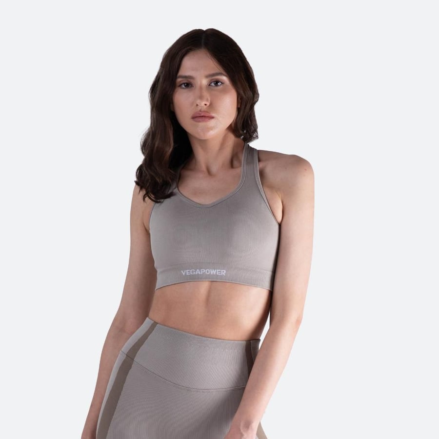 Sand Seamless Vega Bra