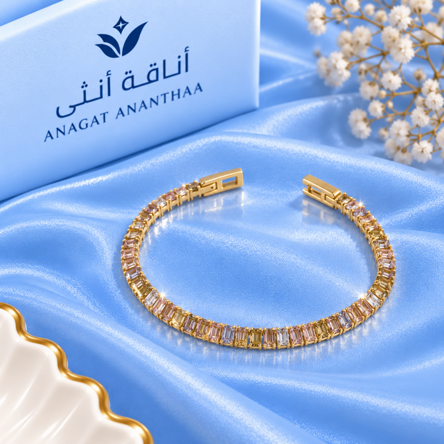 سوار تنس باغيت ملون