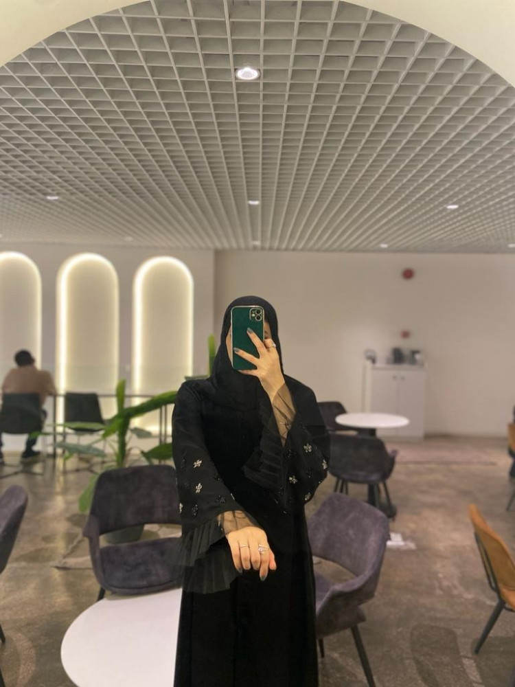 عبايه شك بالكم مع تل