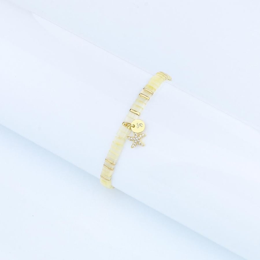La Sun Tila Bead Bracelet
