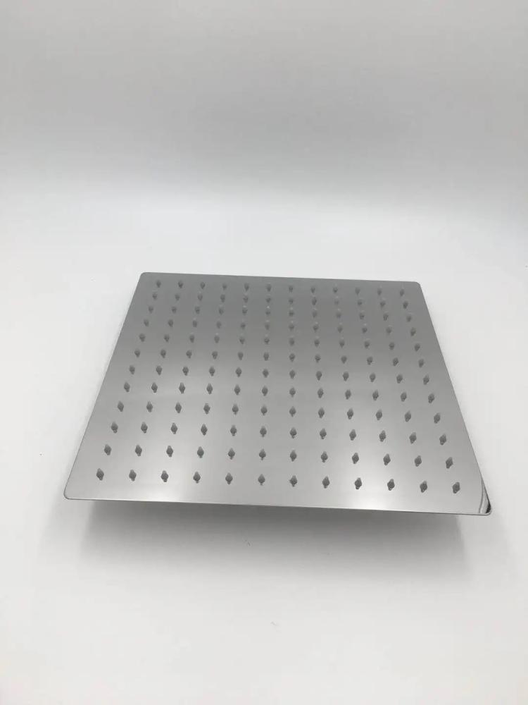 طاسة دش ستانلس ستيل كروم مربع 30*30 سم