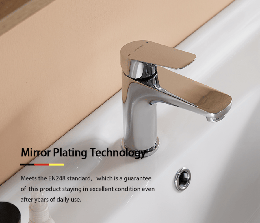 Bravat Basil Chrome Washbasin Mixer