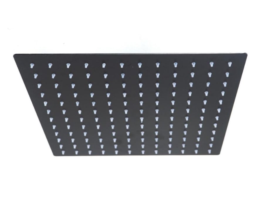 طاسة دش ستانلس ستيل اسود مربع 30*30 سم