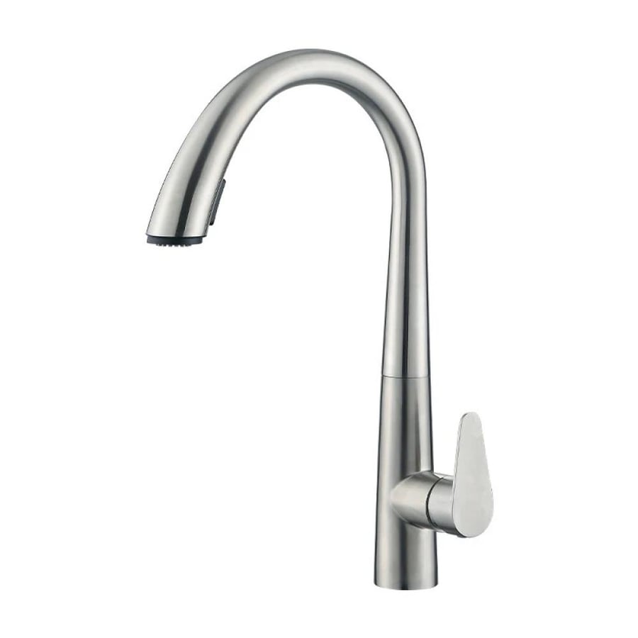 Matte Chrome Pull Out Sink Mixer