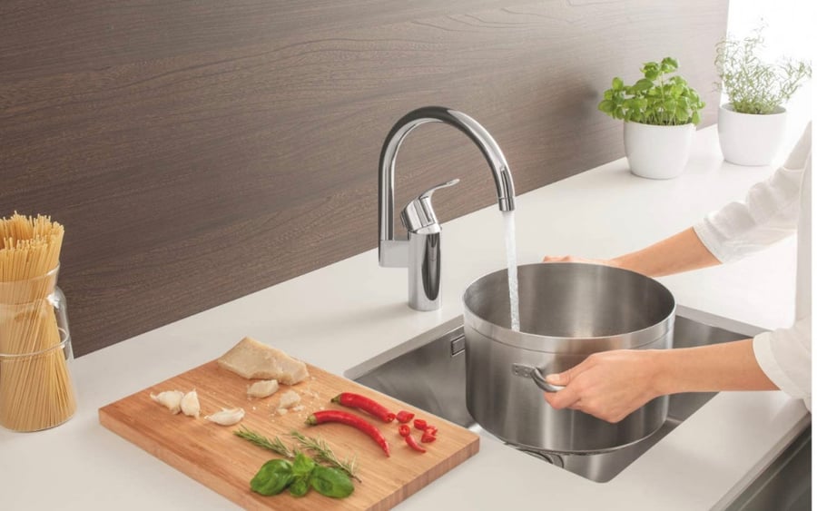 Grohe Euro Smart Chrome Sink Mixer