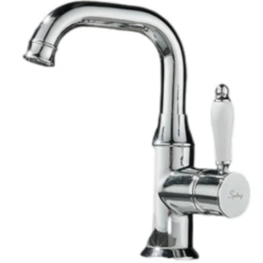 Chrome sink mixer
