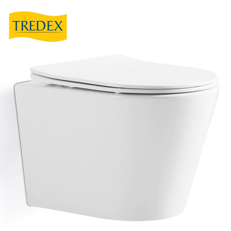 Modern circular hanging chair with TREDEX hydraulic cover