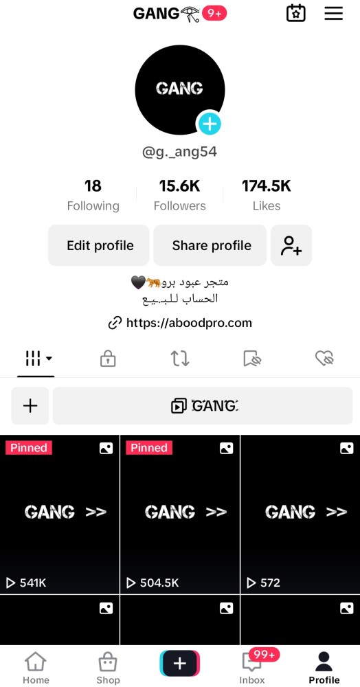 حساب تيك 15الف متابع عرب