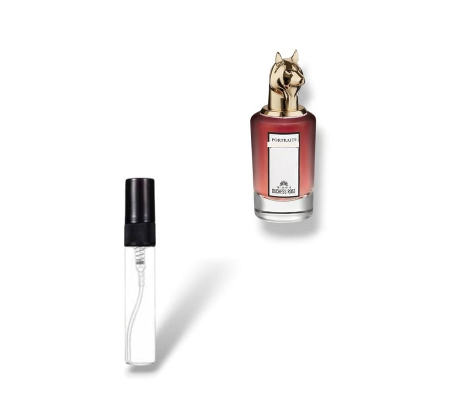 A bottle of Focit Duches Flowers perfume