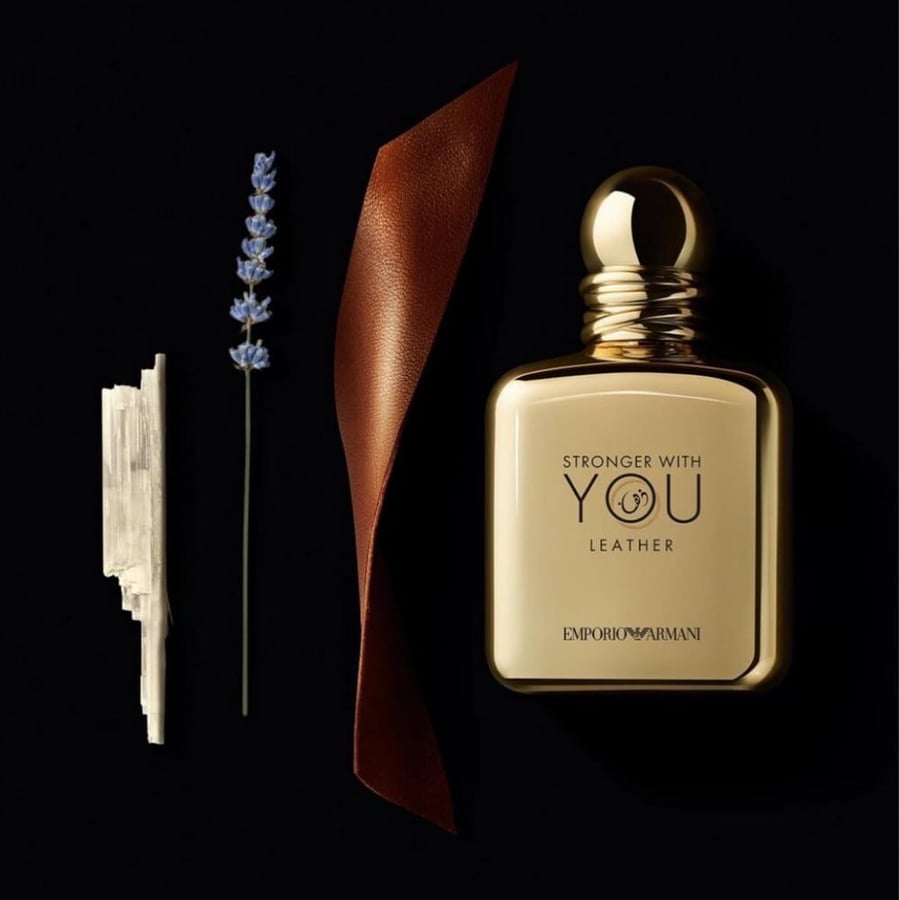 عطر ارماني سترونجر ويذ يو ليذر للرجال او دو برفيوم 100 مل