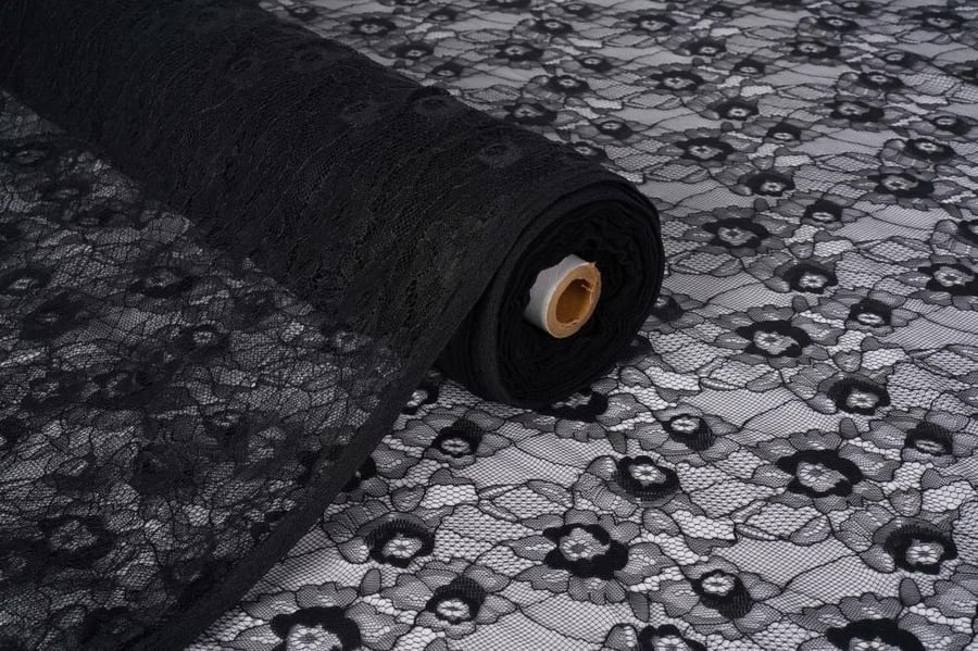 قماش دانتيل ناعم هندي برسومات متعددة