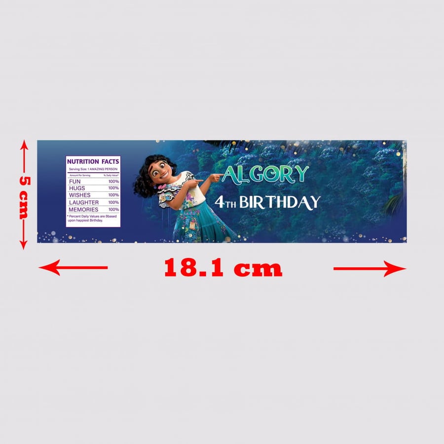 تاق ماء إنكانتو /Encanto Water Bottle Labels