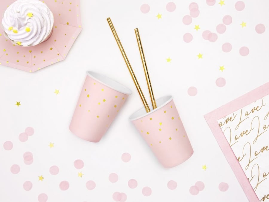 Cups with golden stars