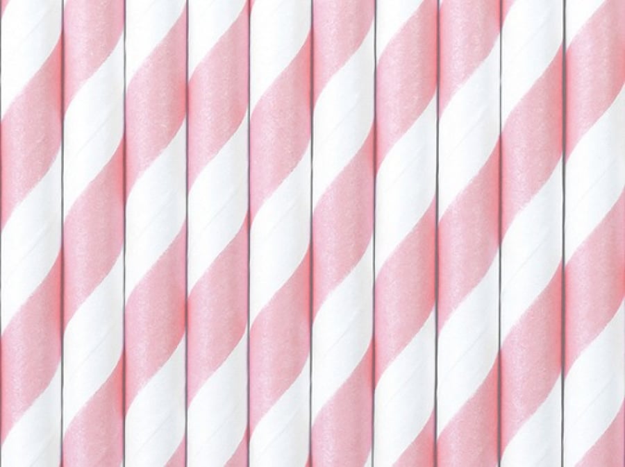 Straws, light pink