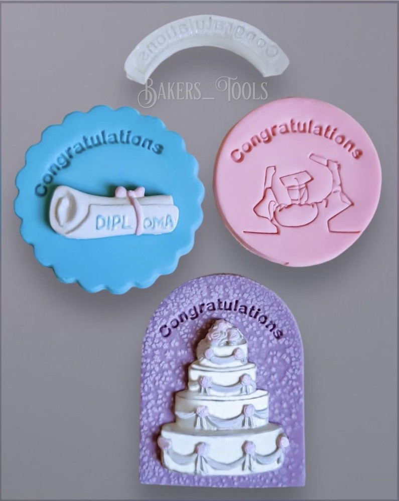 ختم  منحني Congratulations
