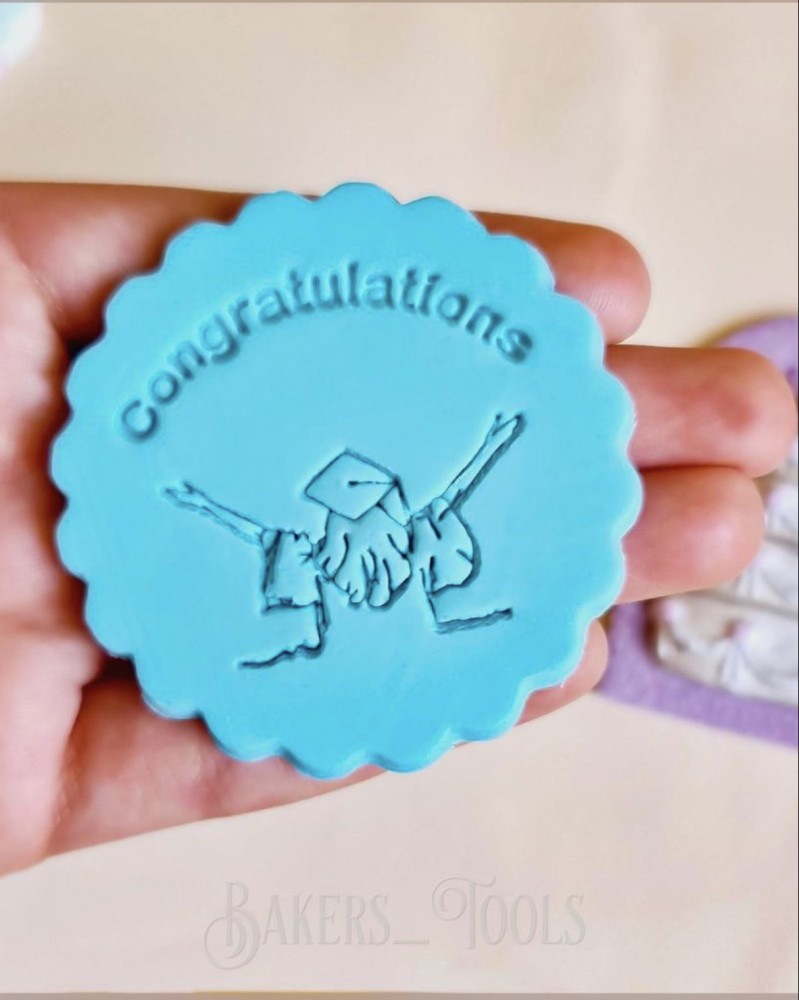 ختم  منحني Congratulations