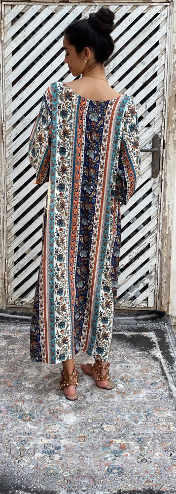 C14 ثوب ملون قطن 1" colorful cotton dress