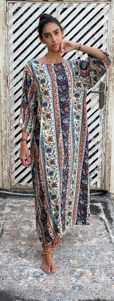 C14 ثوب ملون قطن 1" colorful cotton dress