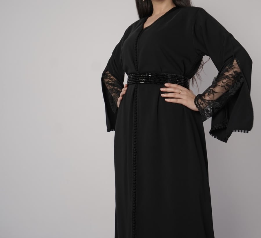 قفطان مغربي من قطعتين