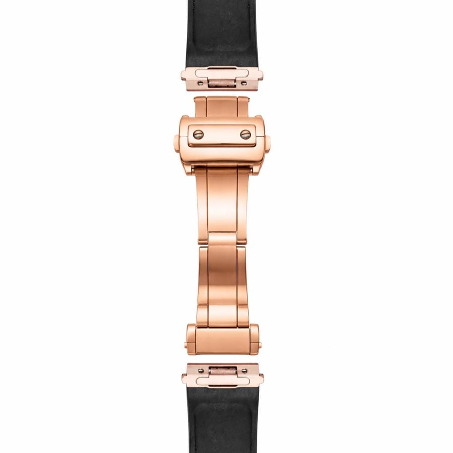 CARTIER SANTOS CROCO PRINT STRAPS