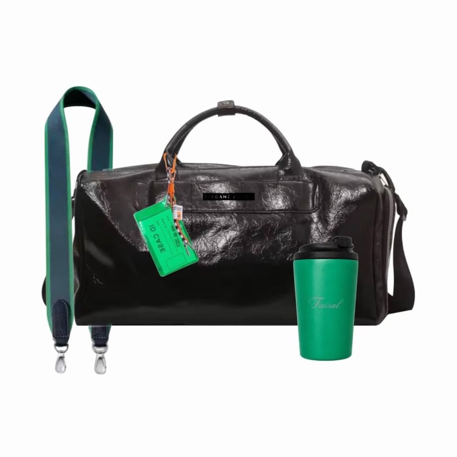 BLACK TRAVELERS BAG