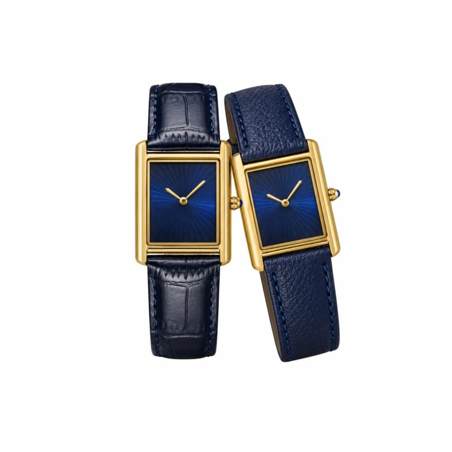 BLUE/GOLD CLASSIC WATCH