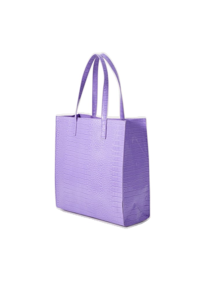 TED BAKER CROCCONSHOPPING BAG - Purple