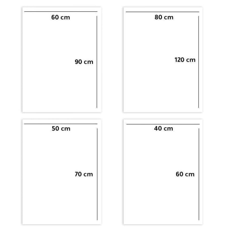 لوحة قماشية بتصميم مودرن مع برواز مجوف