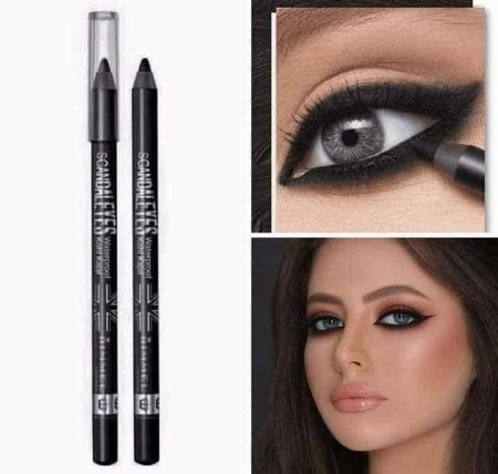 Black eyeliner pencil Scandal Eyes from Rimmel London 001