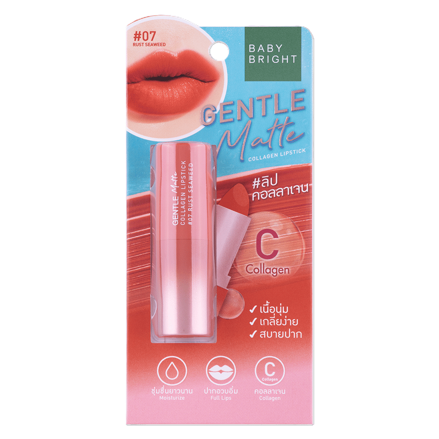 BABY BRIGHT Gentle Matte Collagen Lipstick – رست سي ويد 07