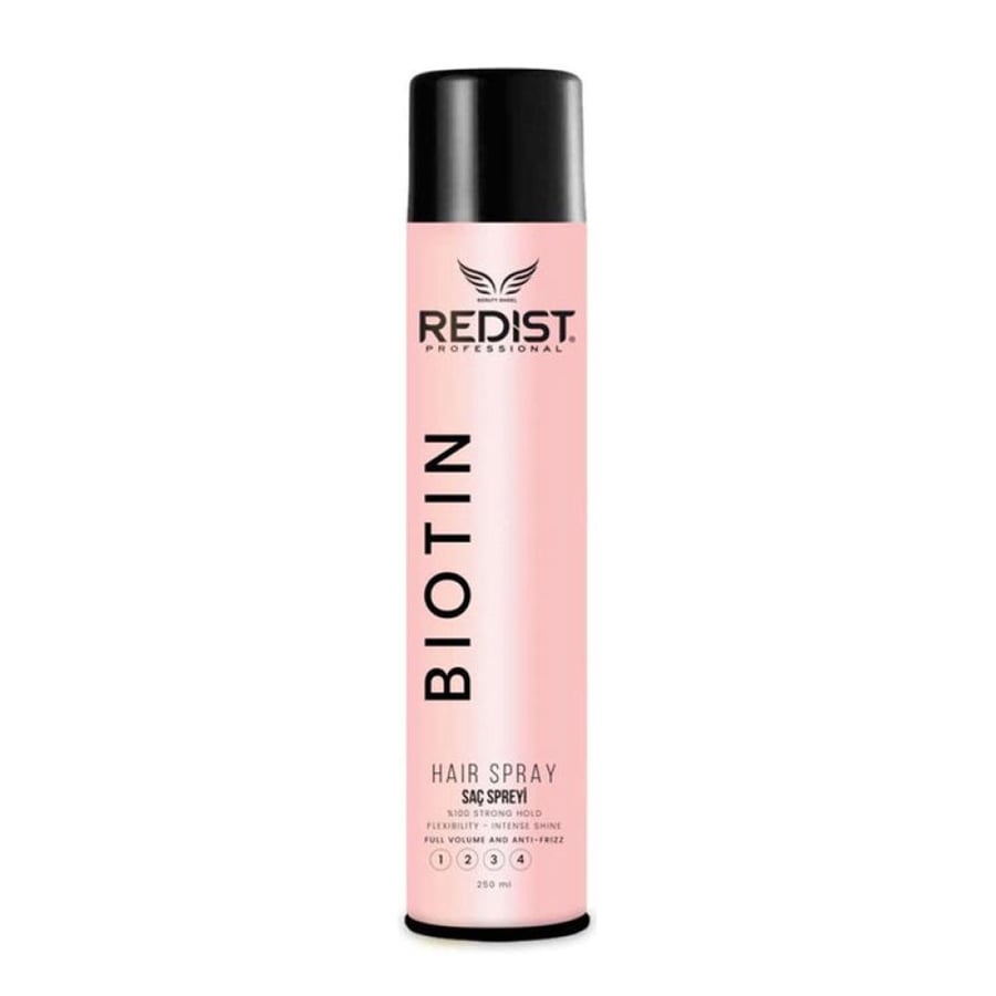 REDIST – بخاخ الشعر بالبيوتين لتثبيت مرن ولمعان قوي - 250م