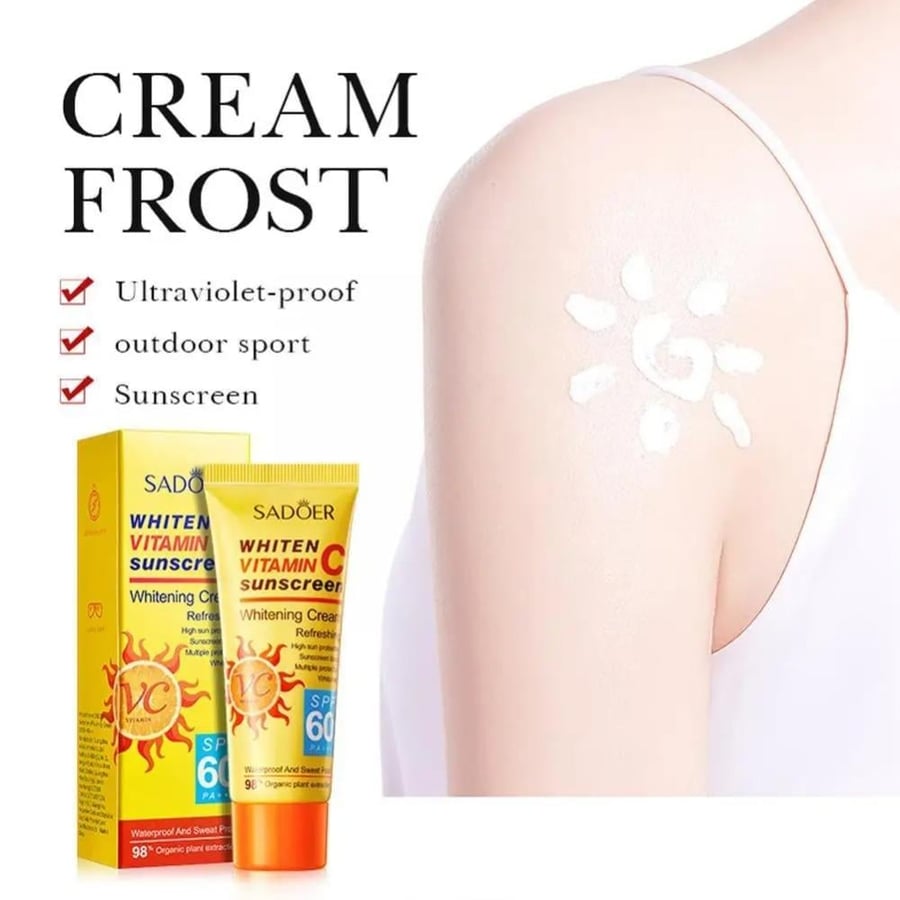 كريم واقي شمس بفيتامين سي SPF 60PA