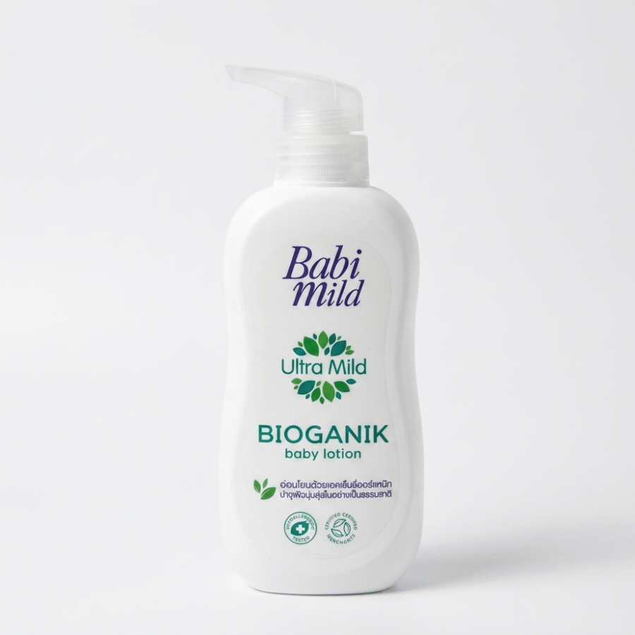 Babi Mild Ultra Mild BIOGANIK لوشن للأطفال بتركيبة طبيعية ولطيفة