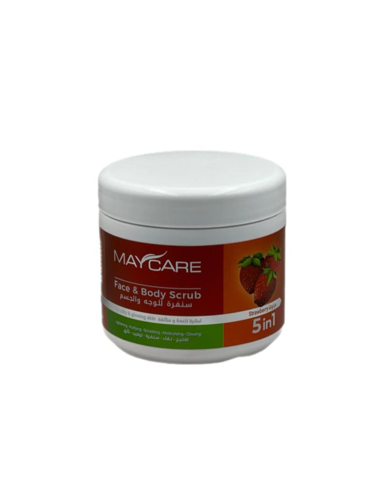 مقشر الوجه والجسم فراولة 5 في 1 -| MAYCARE