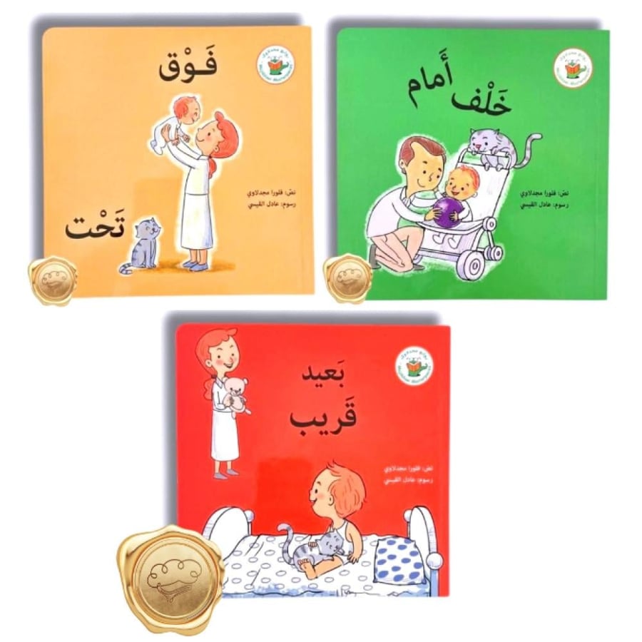 مفهوم المواقع - المفاهيم المكانية للأطفال - فوق وتحت للأطفال - أمام