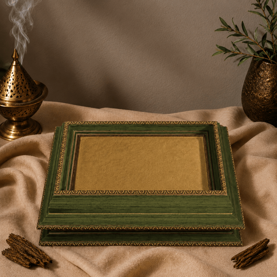 صندوق اهداء فاخر أخضر