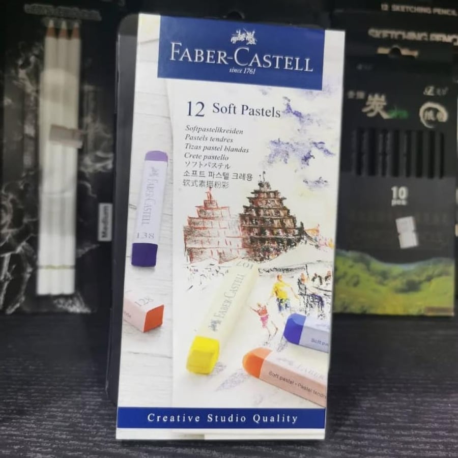 ألوان باستل ماركة FABER CASTELL ذات جودة عالية (سوفت باستل)