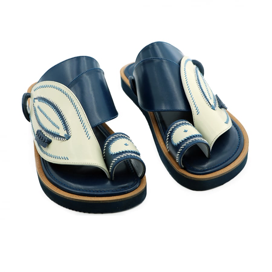 Men's Eastern embroidered slippers B32