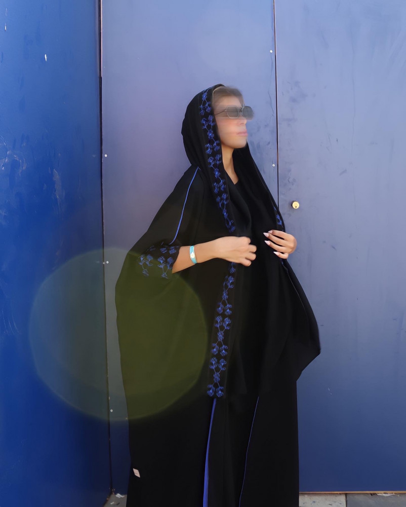 عباية زهرة مزدانة 3