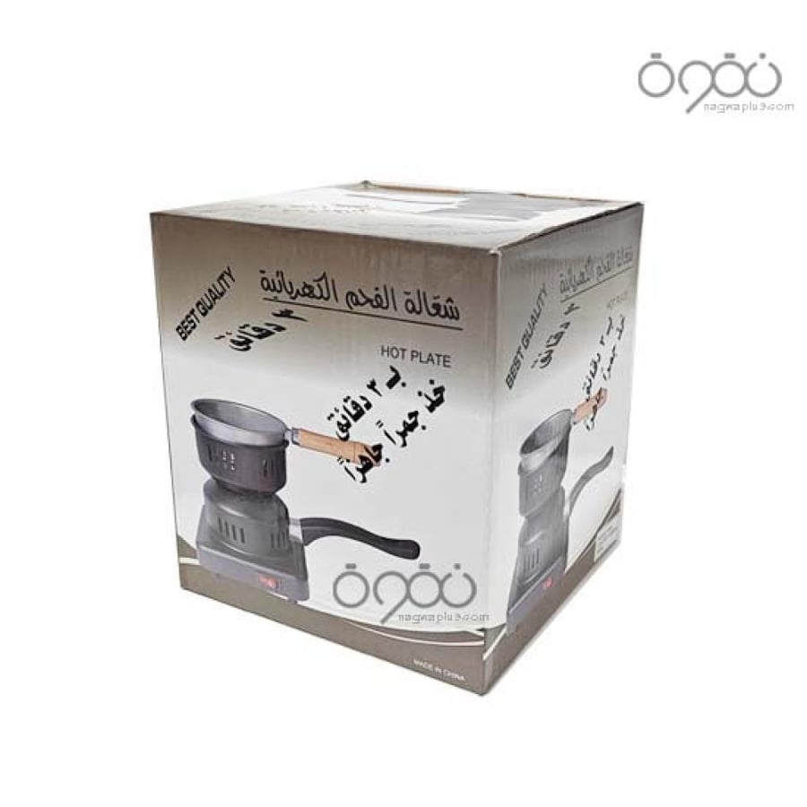 شعالة فحم كهرباء بصحن