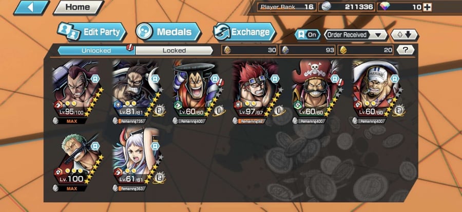 حساب Bounty Rush عادي